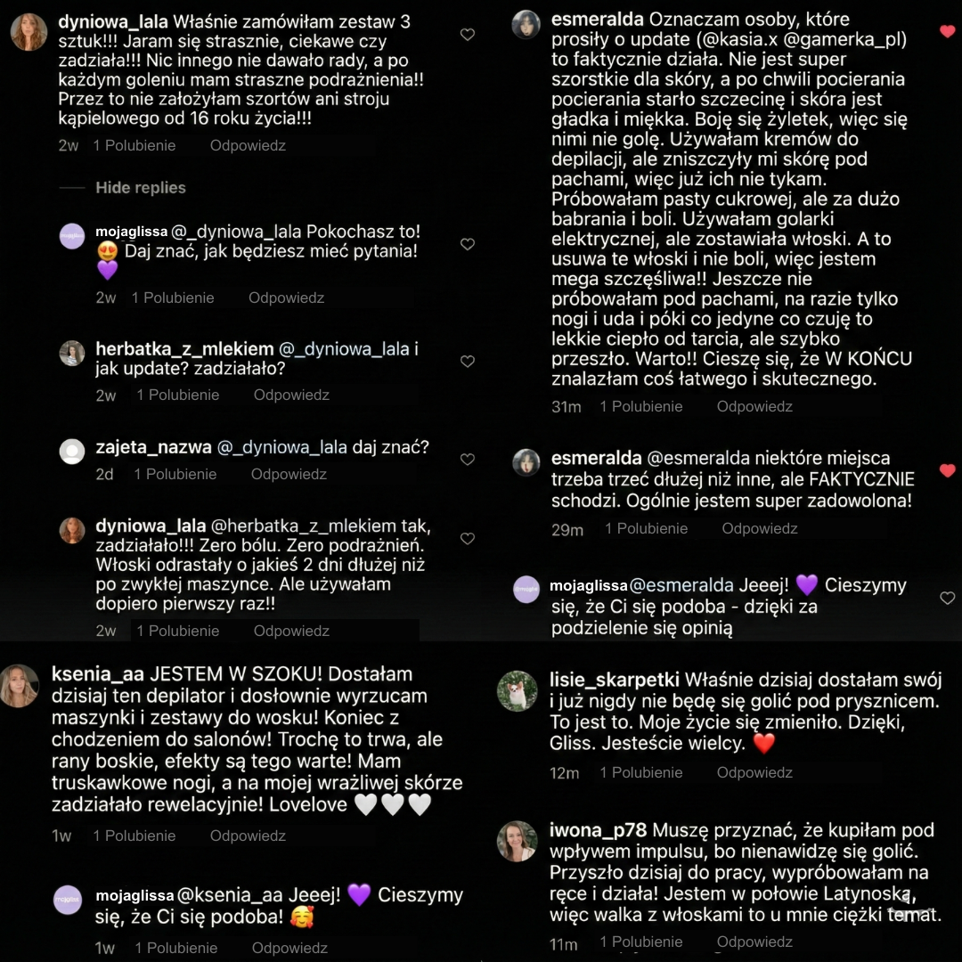 Krystaliczny Depilator Glissa