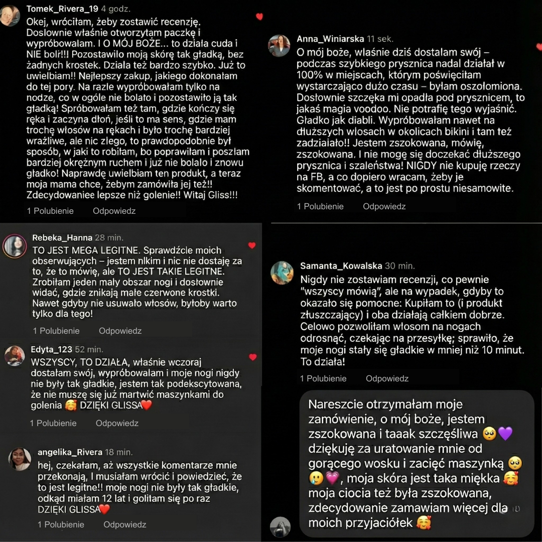 Krystaliczny Depilator Glissa